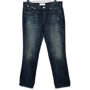 Henry & Belle Distressed Ankle Mid Rise Jeans Size 28